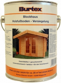 Blockhaus-Holzfußboden-Versiegelung farblos á 2,5 Liter